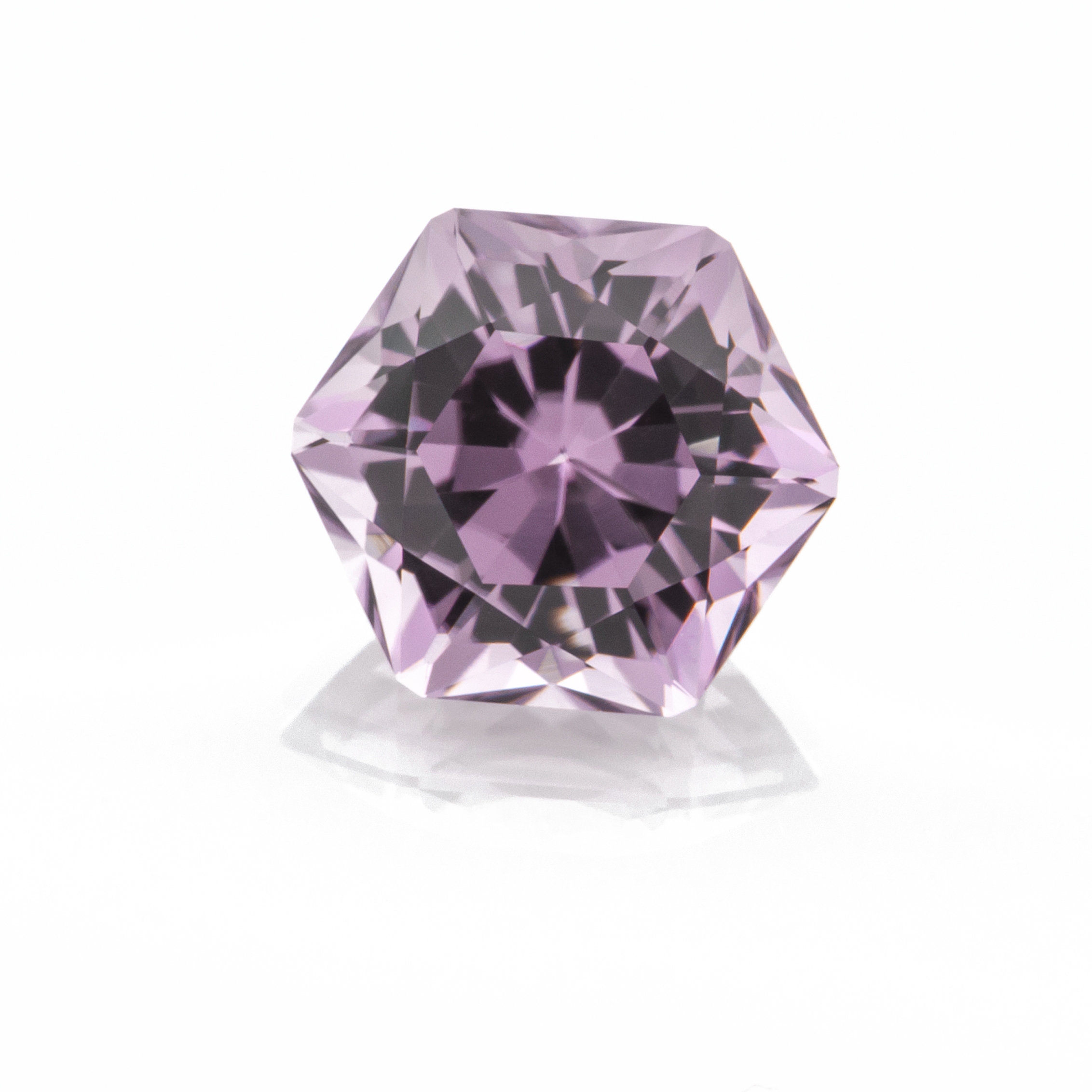 F162 035 1 Lt Pink Spinel 7 8mm Hex 1 45cts UAS