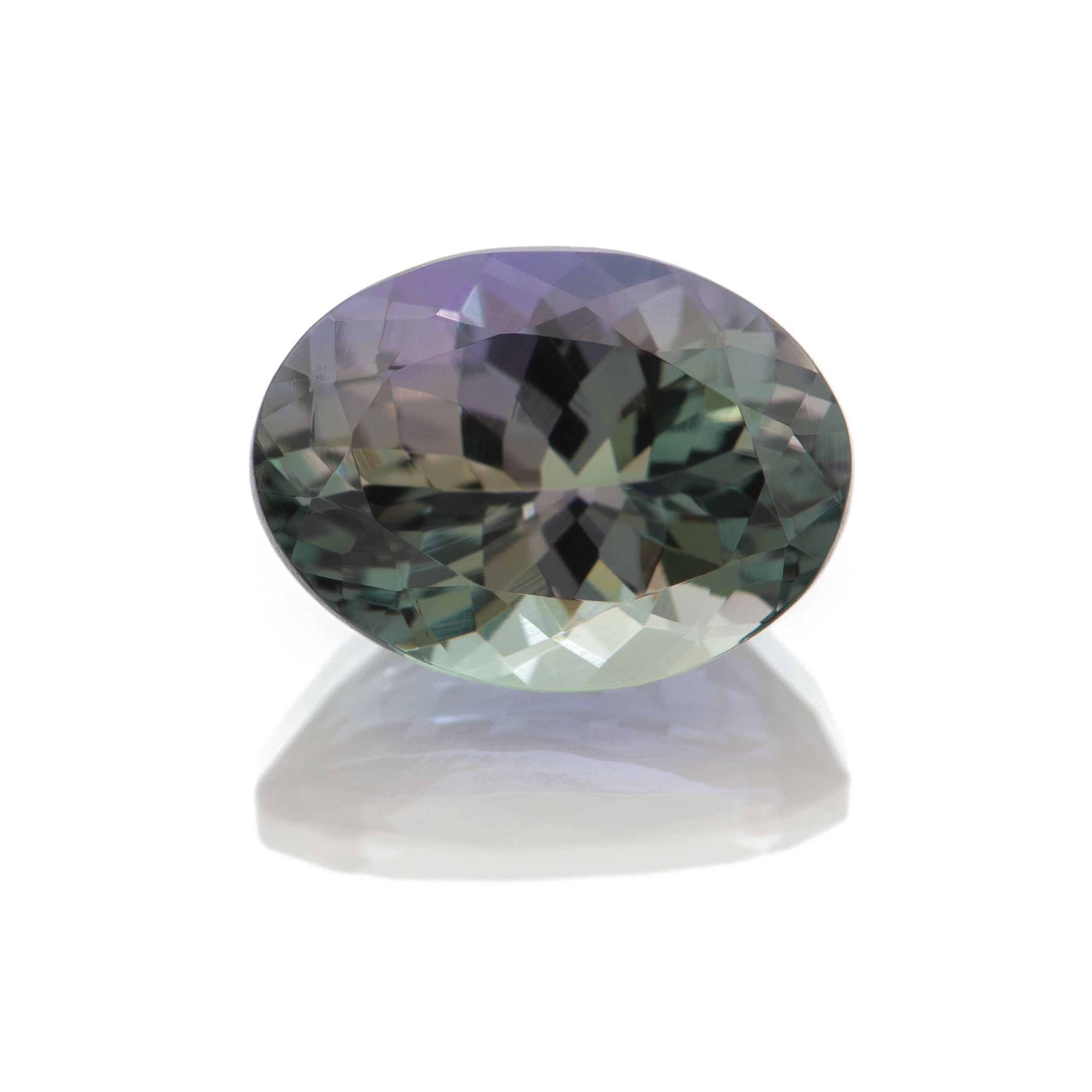 I16c 028 Fancy Zoisite 10 6x7 9 Oval 3 35cts RSX