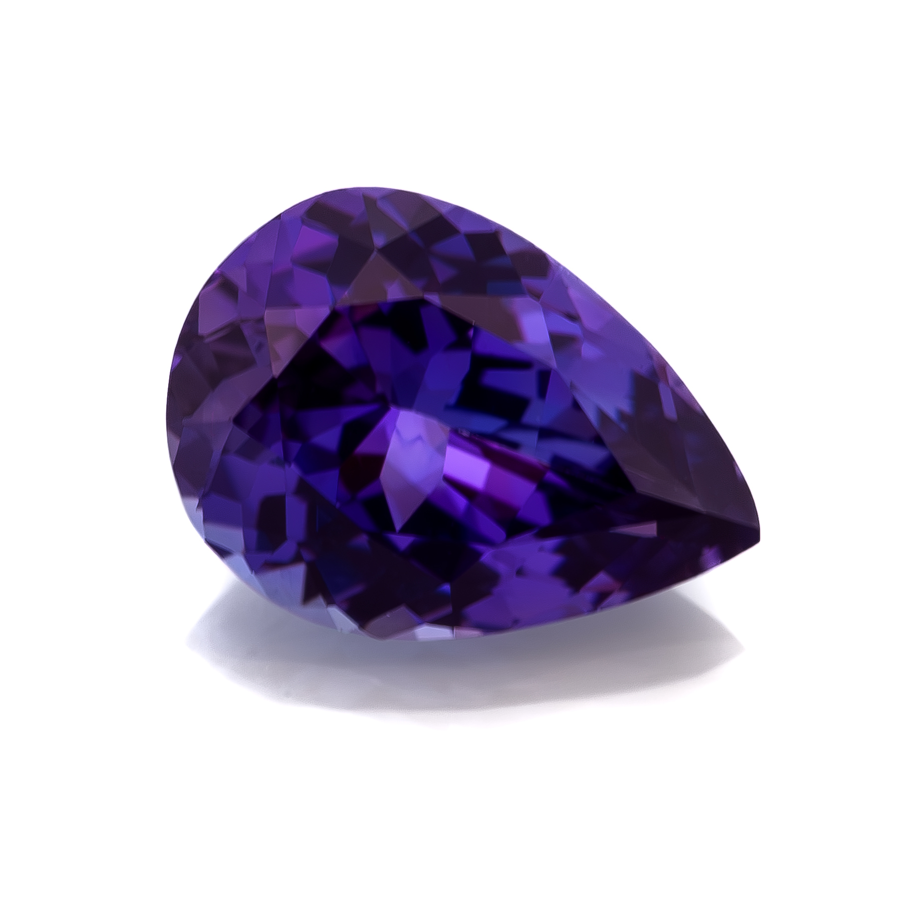 Purple Zoisite 8.2/5.9 Pearshape N 1.07cts | Mayer and Watt
