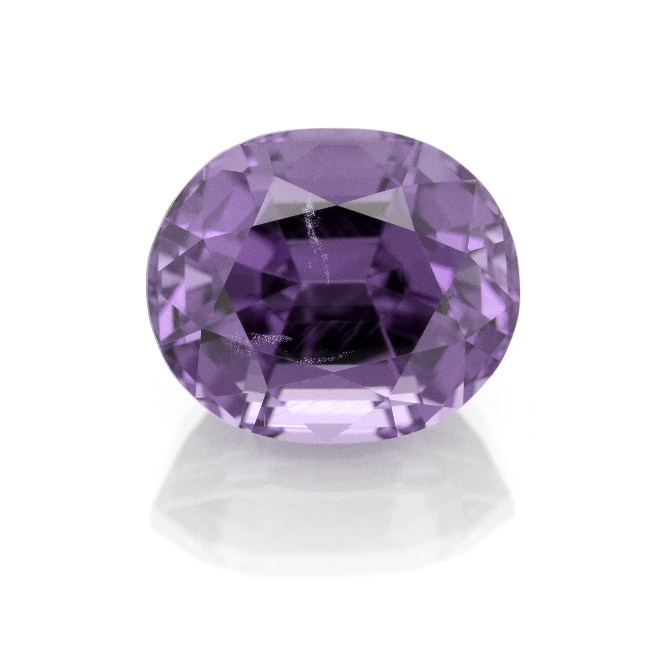 J191 001 Purple Tajiki Spinel 9.3x7 9 Oval 3.39cts AAS
