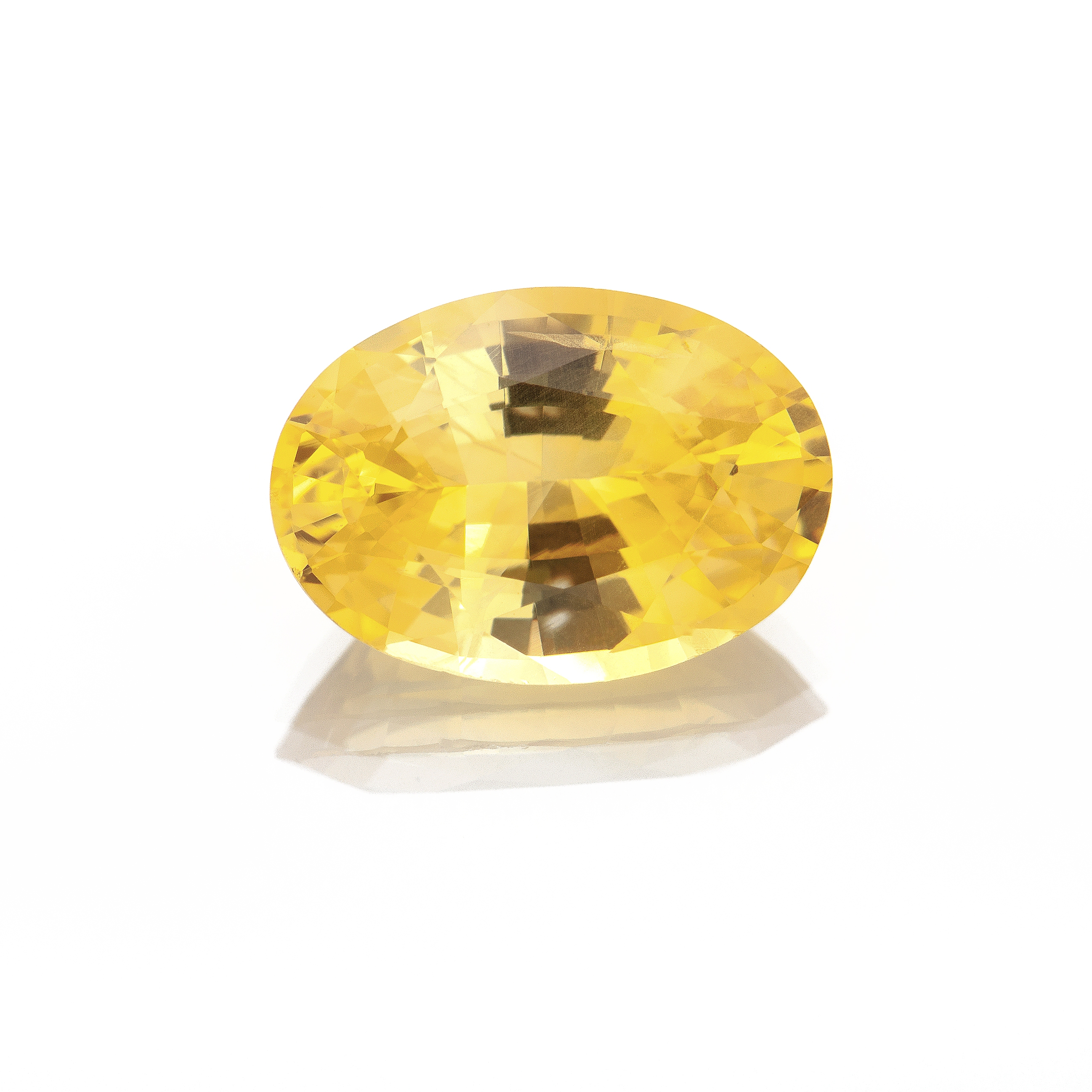 L117 006 Yellow Sapphire 9 4x6 6 Oval 2 02cts MAS