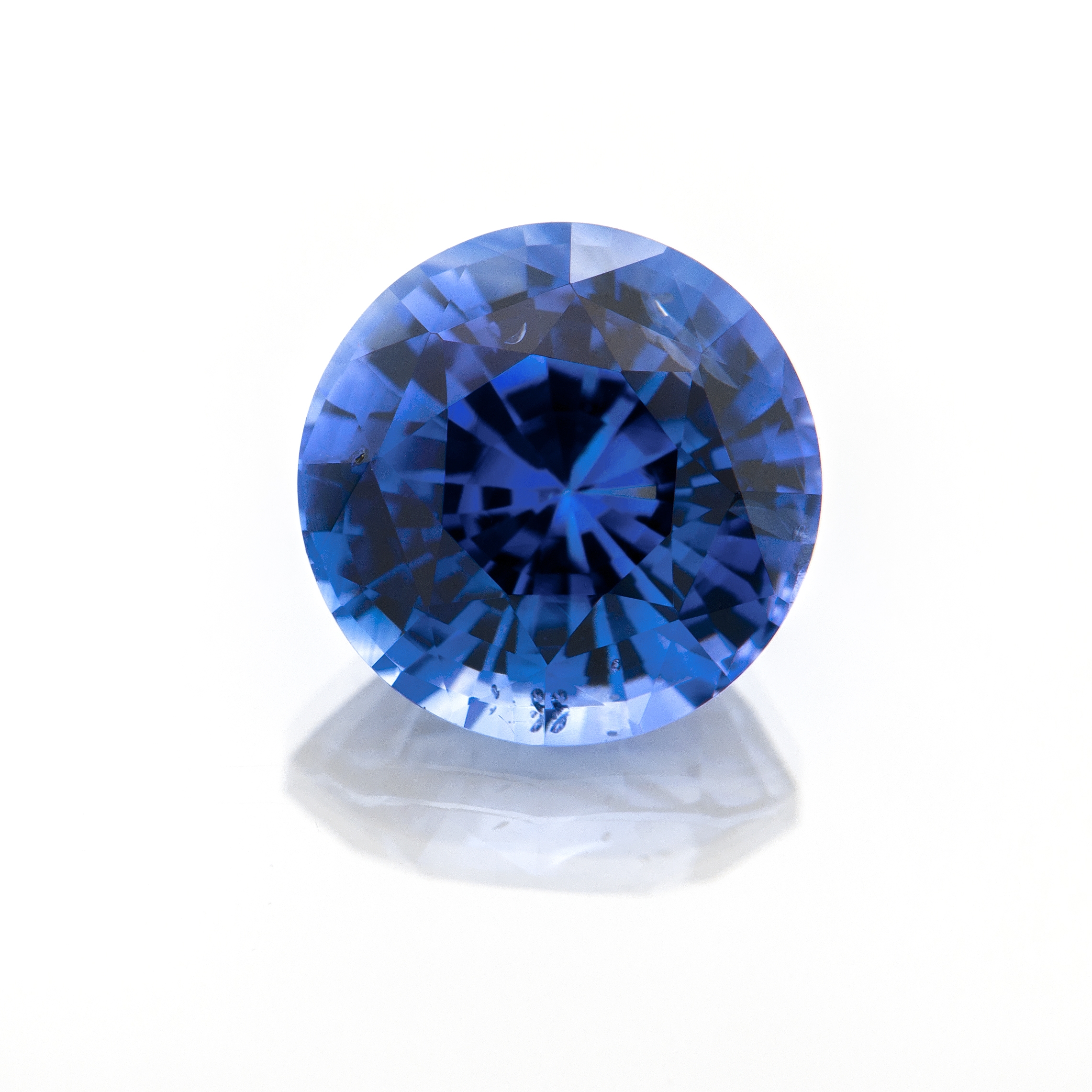 M106 023 Blue Sapp 8 7mm Rnd 3 27cts TRAS