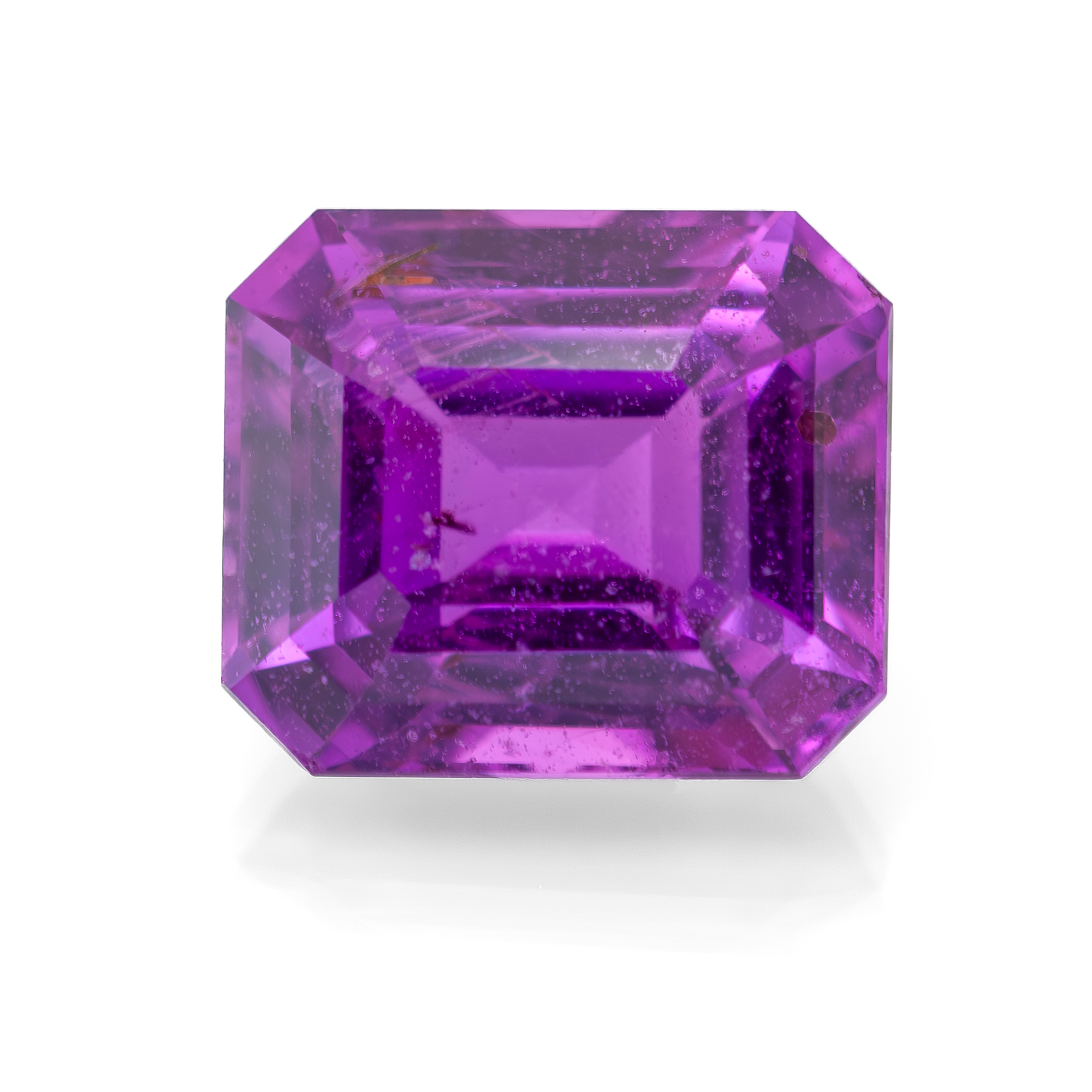 Purple Sapphire 7.3/6.2 Emerald Cut N 2.03ct | Mayer and Watt